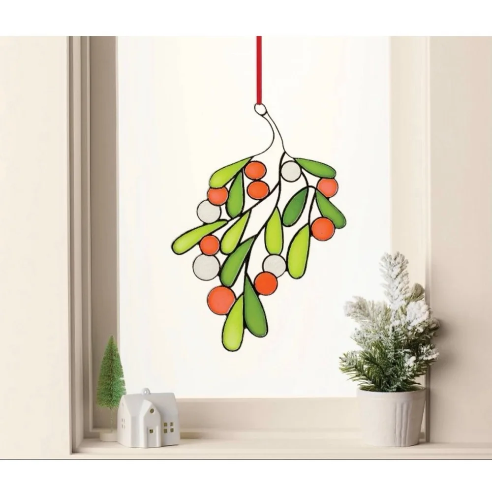 NEW Mondo Llama Arts & Crafts Resin Suncatcher Kit One Size Green Orange